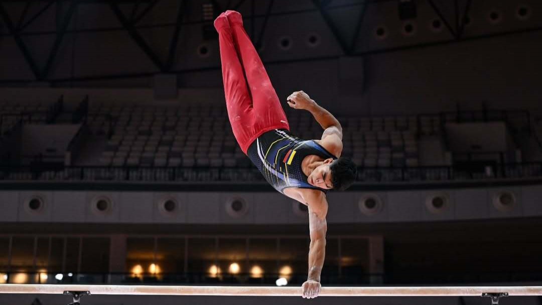 Ángel Barajas, el referente de la gimnasia colombiana.