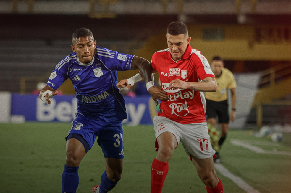 Santa Fe se impuso a Millonarios en un clásico capitalino lleno de emociones
