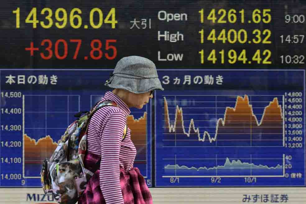 Acciones mundiales, cerca de su punto más alto en seis años