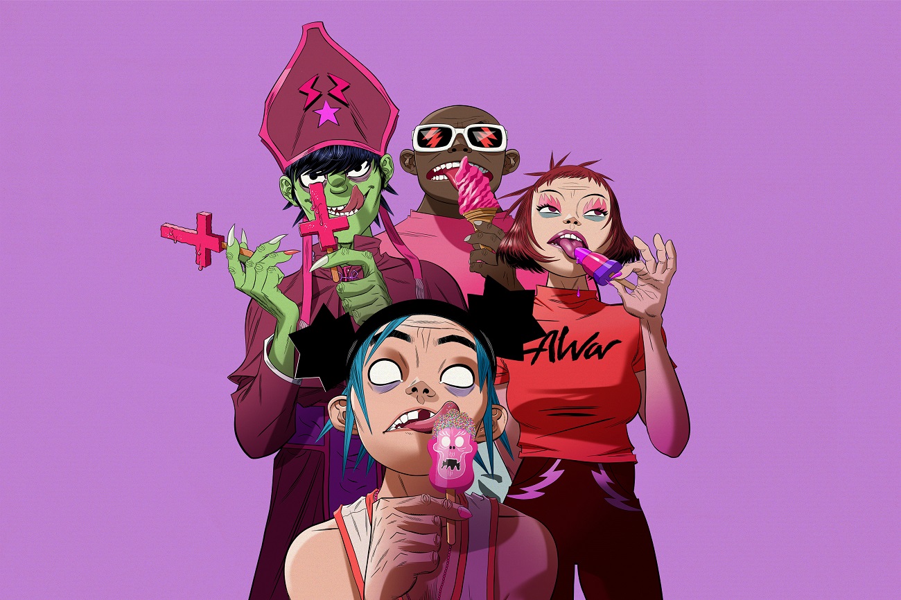Gorillaz presenta su álbum “Cracker Island” y su canción “Tormenta” con Bad Bunny