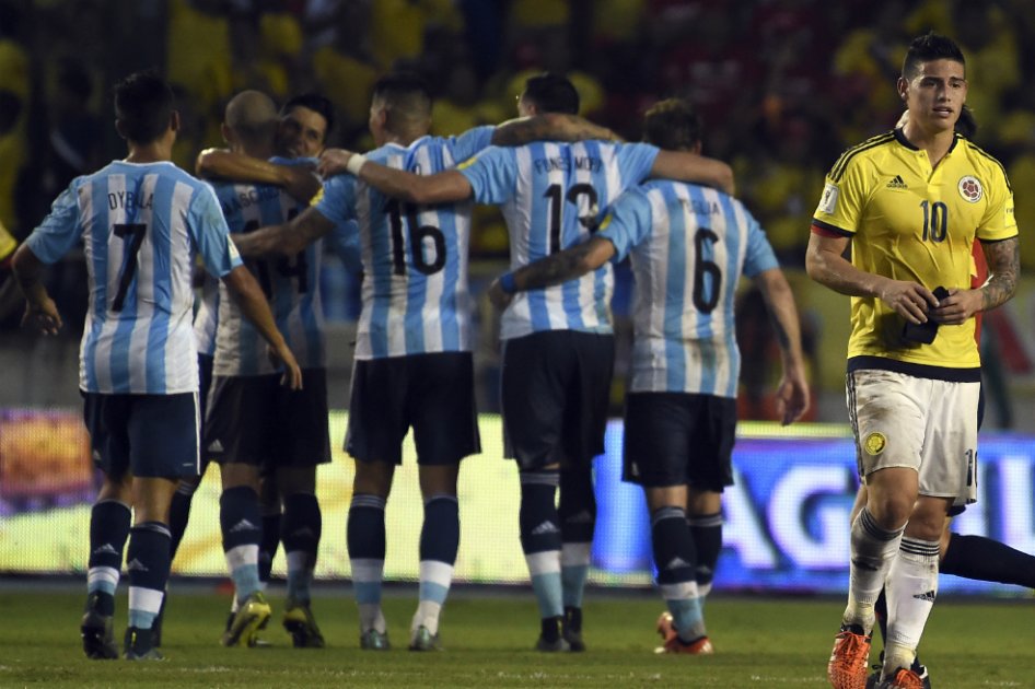 Argentina resurgió ante una floja Colombia