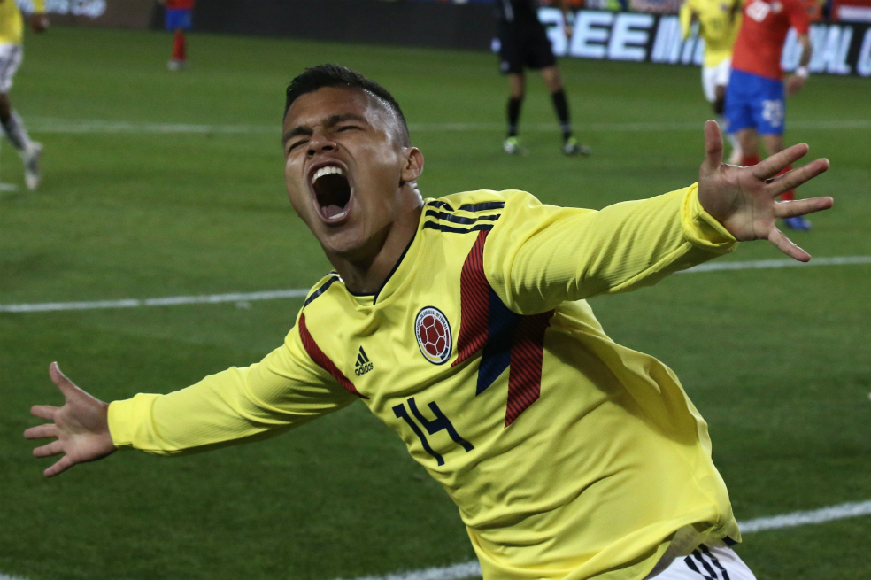 «El Cucho» Hernández le dio el triunfo a Colombia 3-1 ante Costa Rica