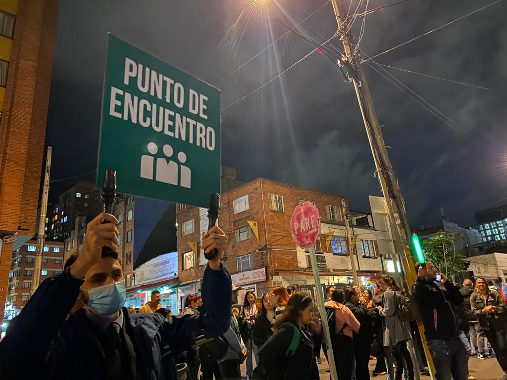 En imágenes: Así se vivió el simulacro nocturno en Bogotá