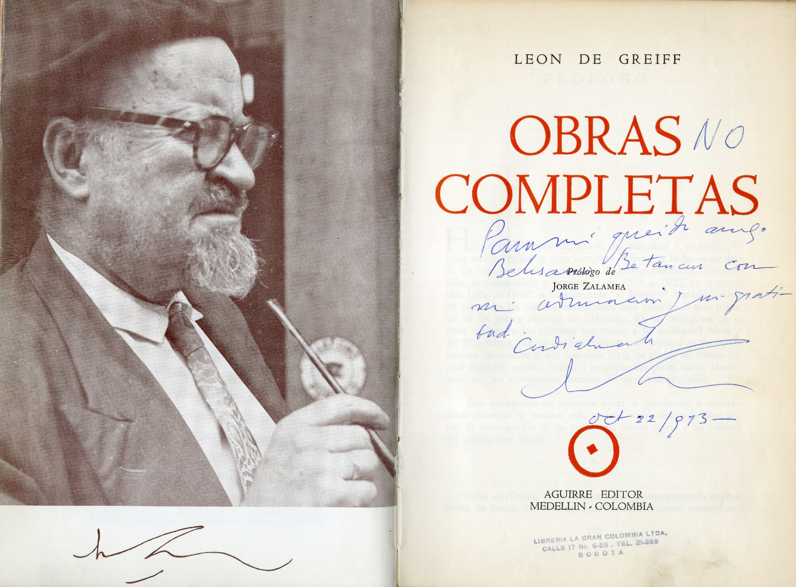 “Colombia no ha sido muy agradecida con sus poetas”: homenaje a León de Greiff en la FILBo