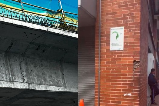 Denuncian daños estructurales en más de 70 casas aledañas a obras de TM en la Av. 68