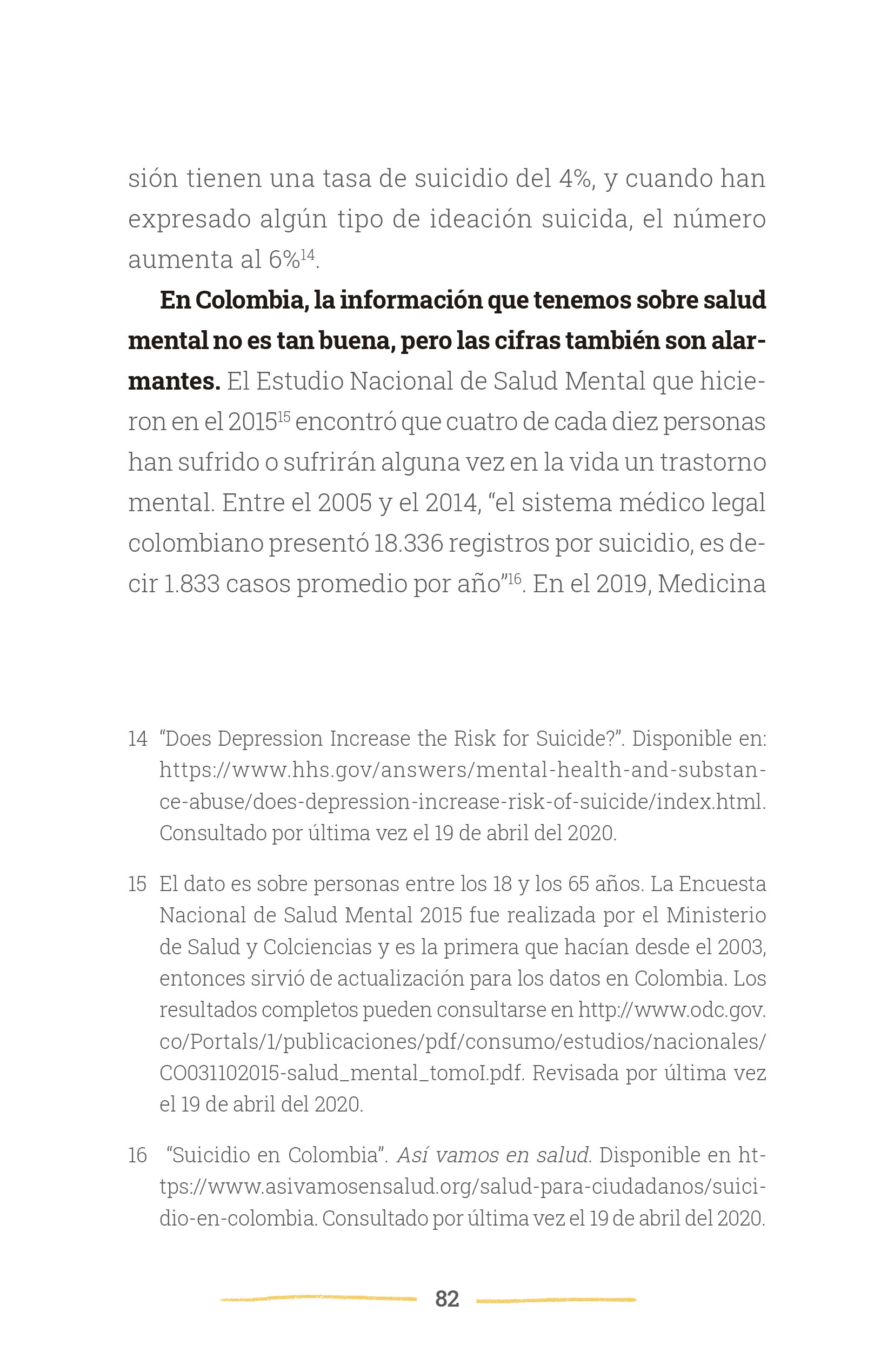 Capítulo 5 de La depresión (no) existeC