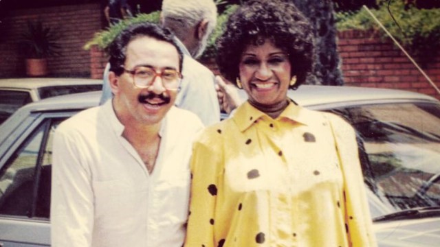 Umberto Valverde y Celia Cruz.