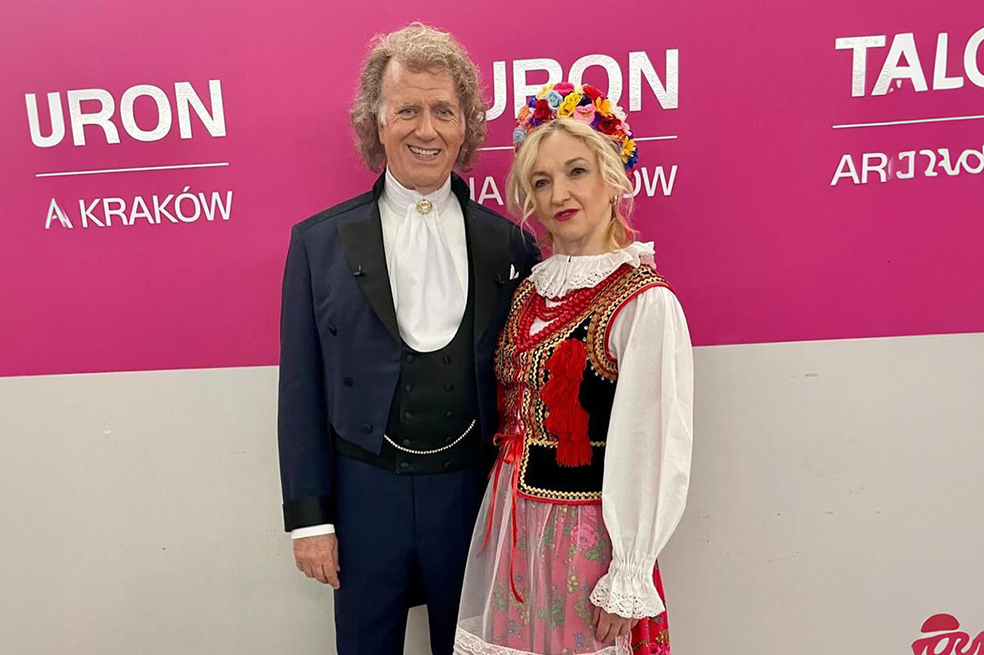 André Rieu y Gosia Tarnowsk trabajan juntos hace 25 años.