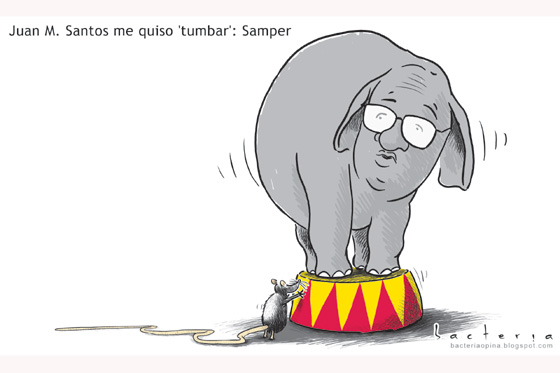 Juan M. Santos me quiso ‘tumbar’: Samper