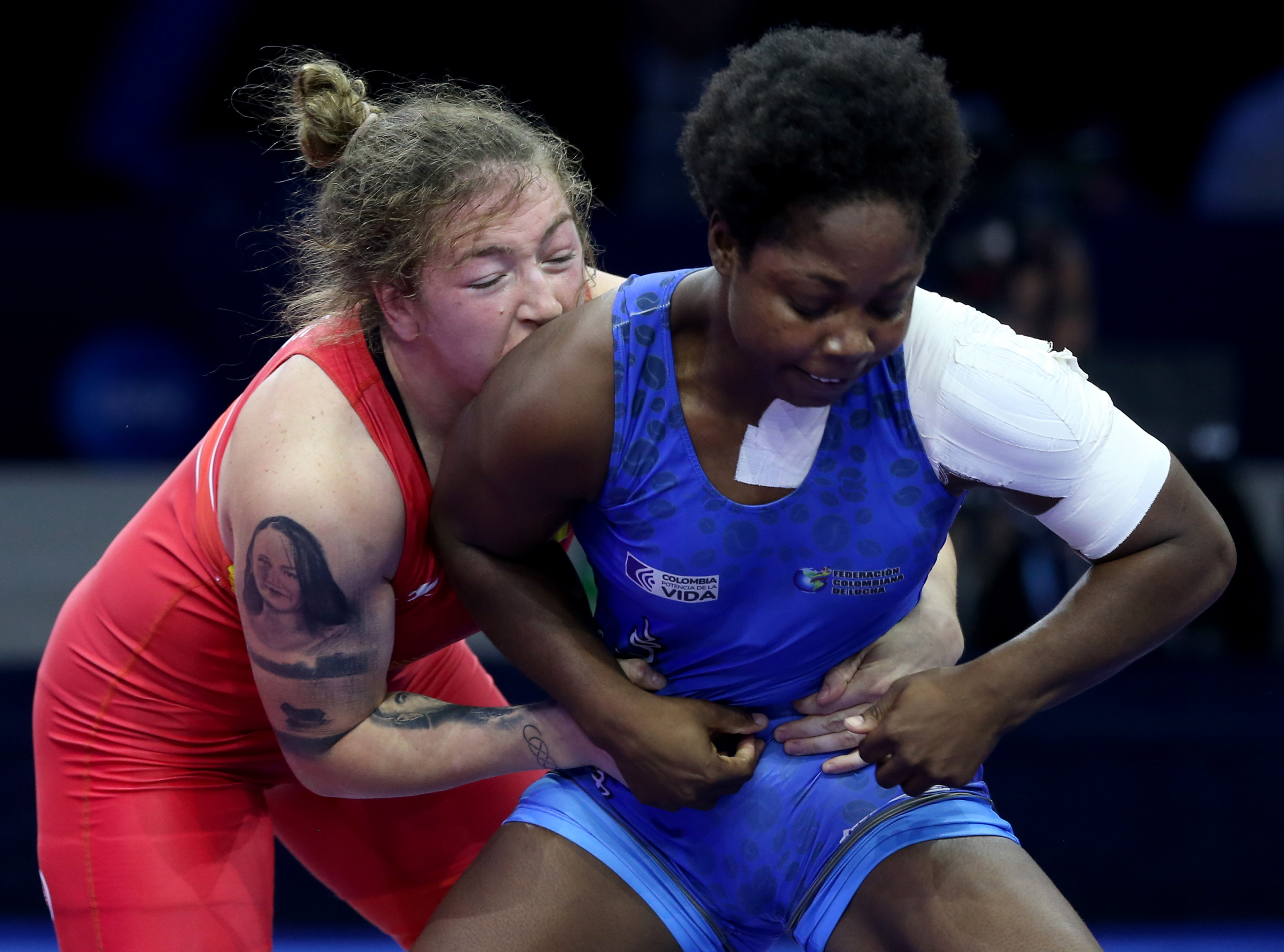Tatiana Rentería ganó bronce en el Mundial de Lucha y obtuvo cupo a París 2024