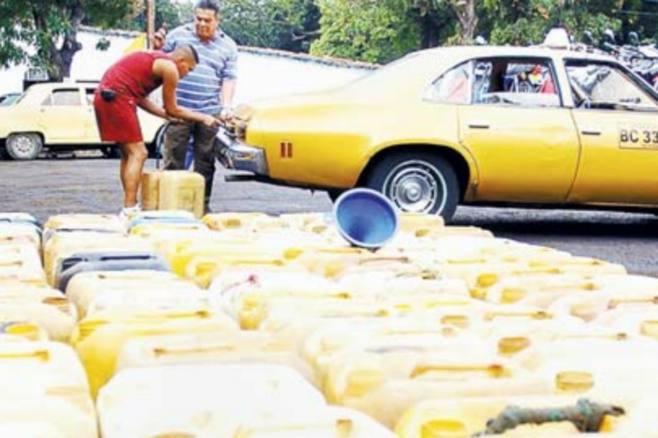 Contrabando de combustible que será duramente castigado.