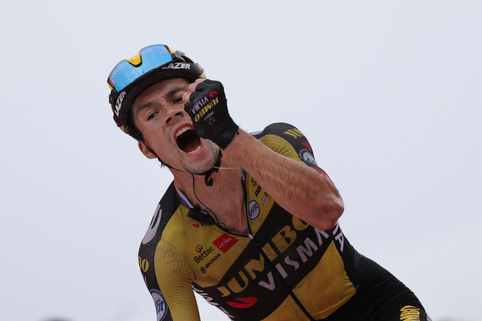 Primoz Roglic, con la casta de los grandes campeones de la historia