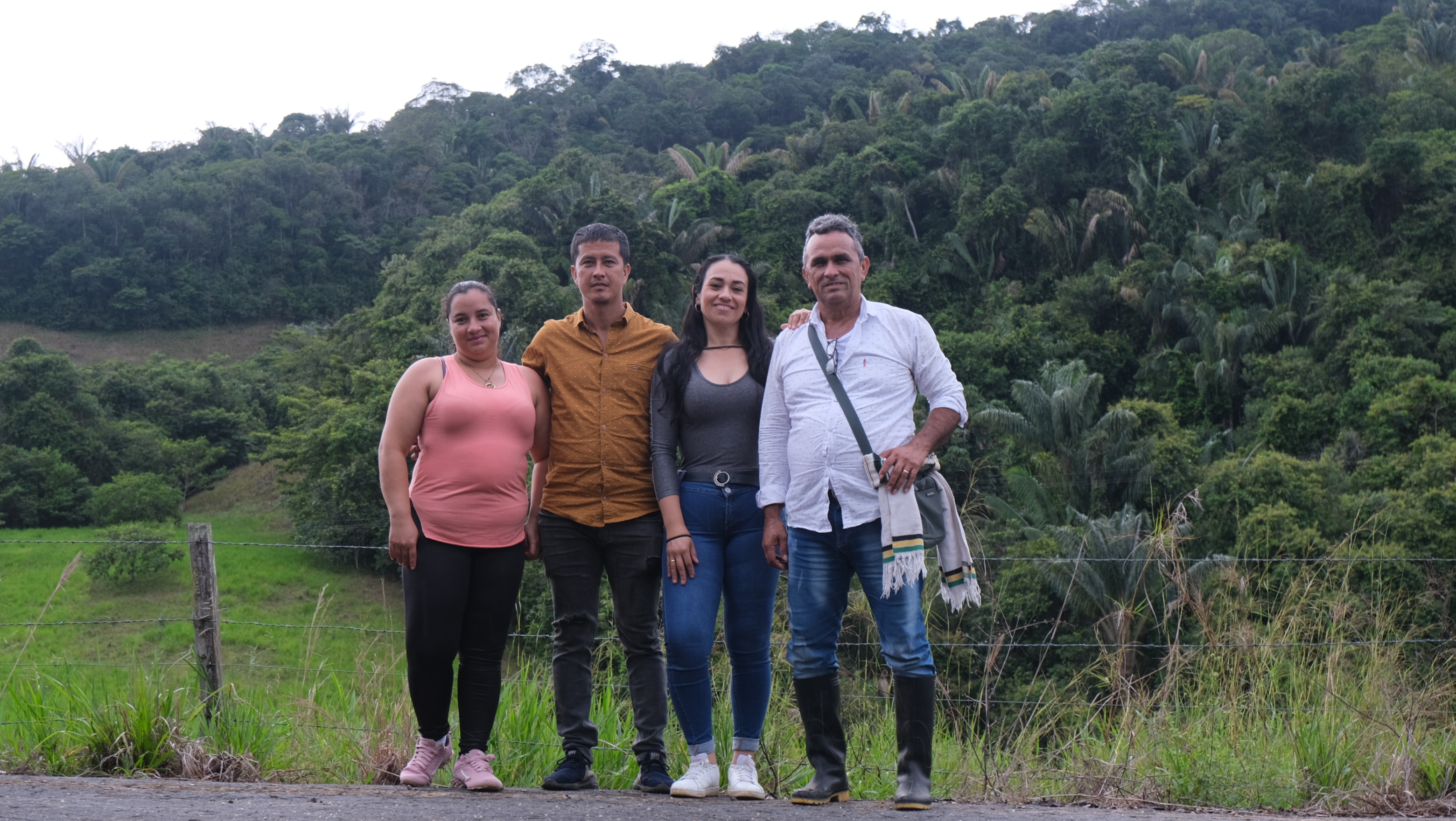 Johana Romero, José Ignacio Artunduaga, Elda Yaneth Martínez y Henoc Enciso Mahecha hacen parte de la junta directiva de Acomflopad.