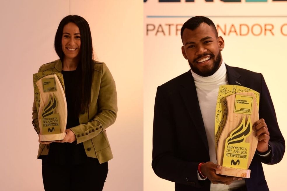 Mariana Pajón y Anthony Zambrano, escogidos como los mejores deportistas del 2021