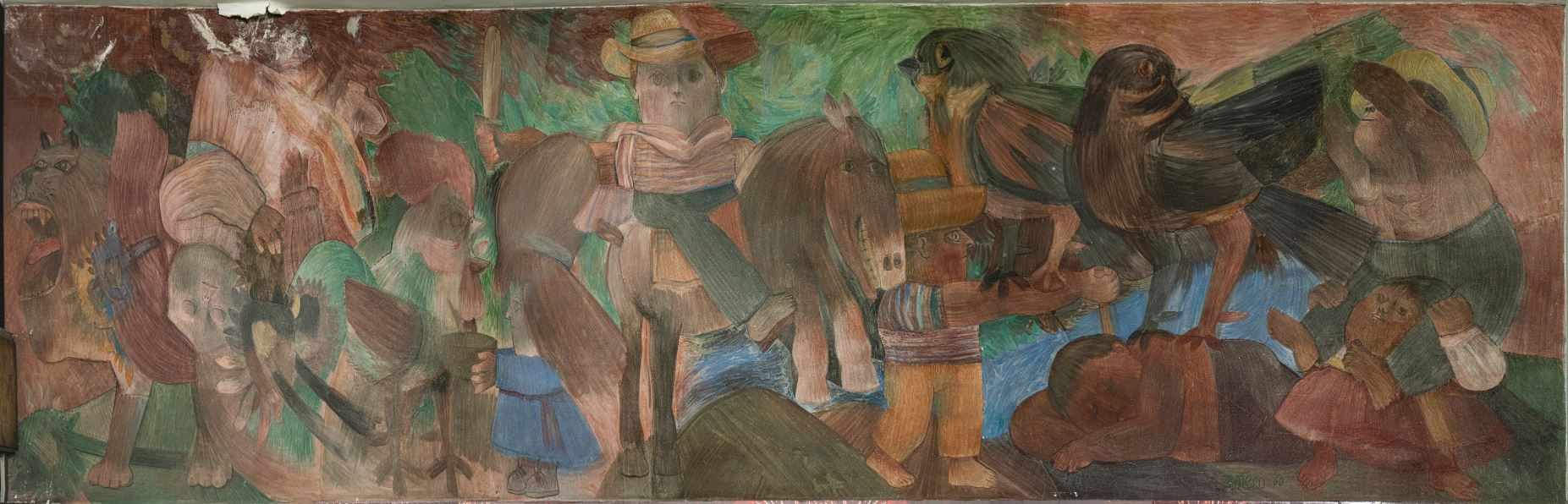 Exhiben en Medellín un mural de Fernando Botero que estuvo olvidado por años