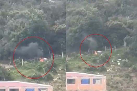 Sancionan a sujeto que atraparon haciendo una fogata en los cerros orientales