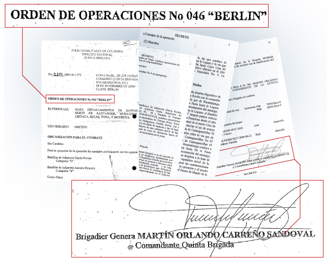 El general Martín Orlando Carreño, entonces comandante de la quinta brigada, firmó la orden de la Operación Berlín.
