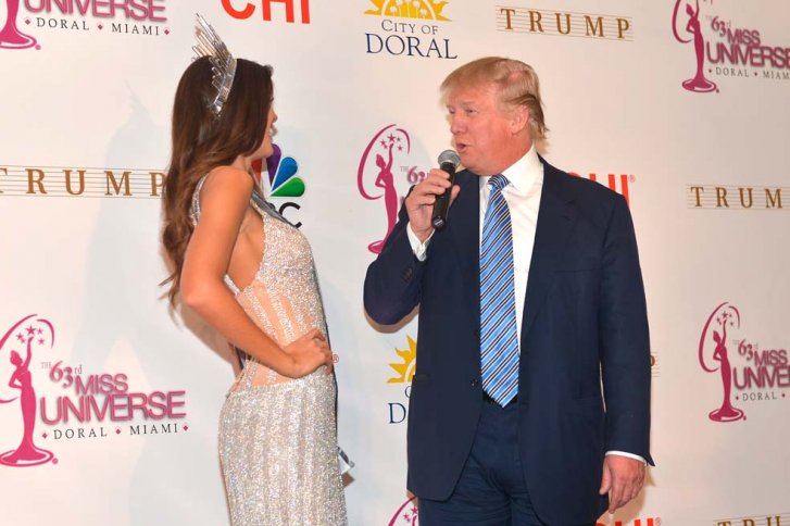 Donald Trump califica como “hipócrita” a Paulina Vega