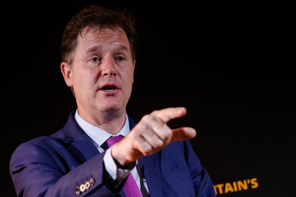 Nick Clegg.