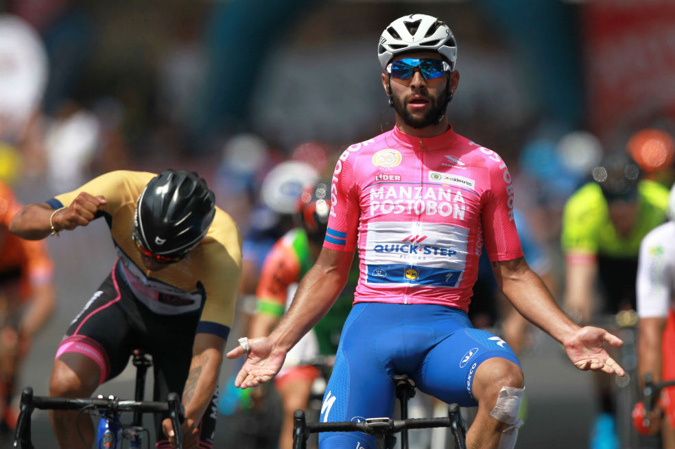 Fernando Gaviria repite en la Oro y Paz: ganó la segunda etapa en Palmira