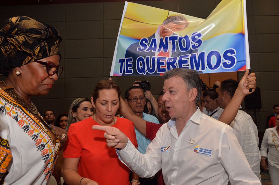 Santos fue ovacionado en Villavicencio: Presidencia