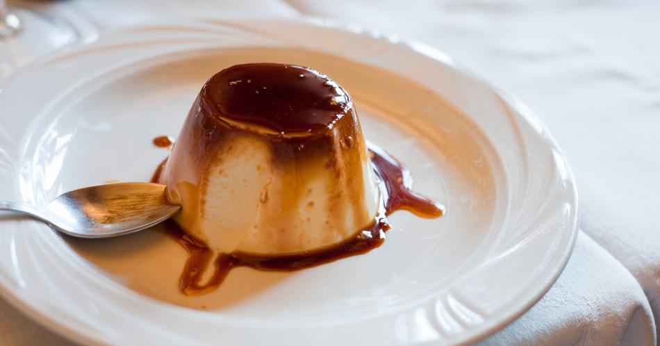 Flan de queso y leche condensada