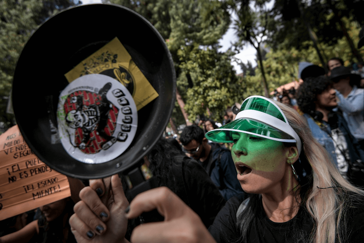 En imágenes: nuevo cacerolazo en la tercera jornada de paro en Bogotá
