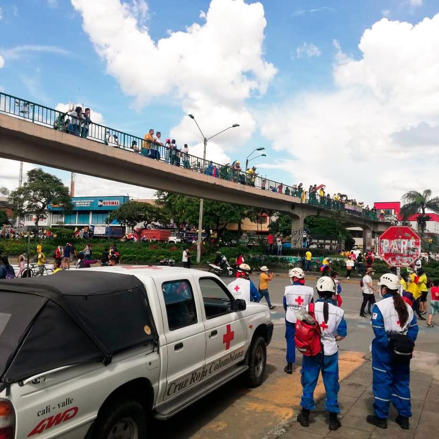 Caravana humanitaria Cruz Roja