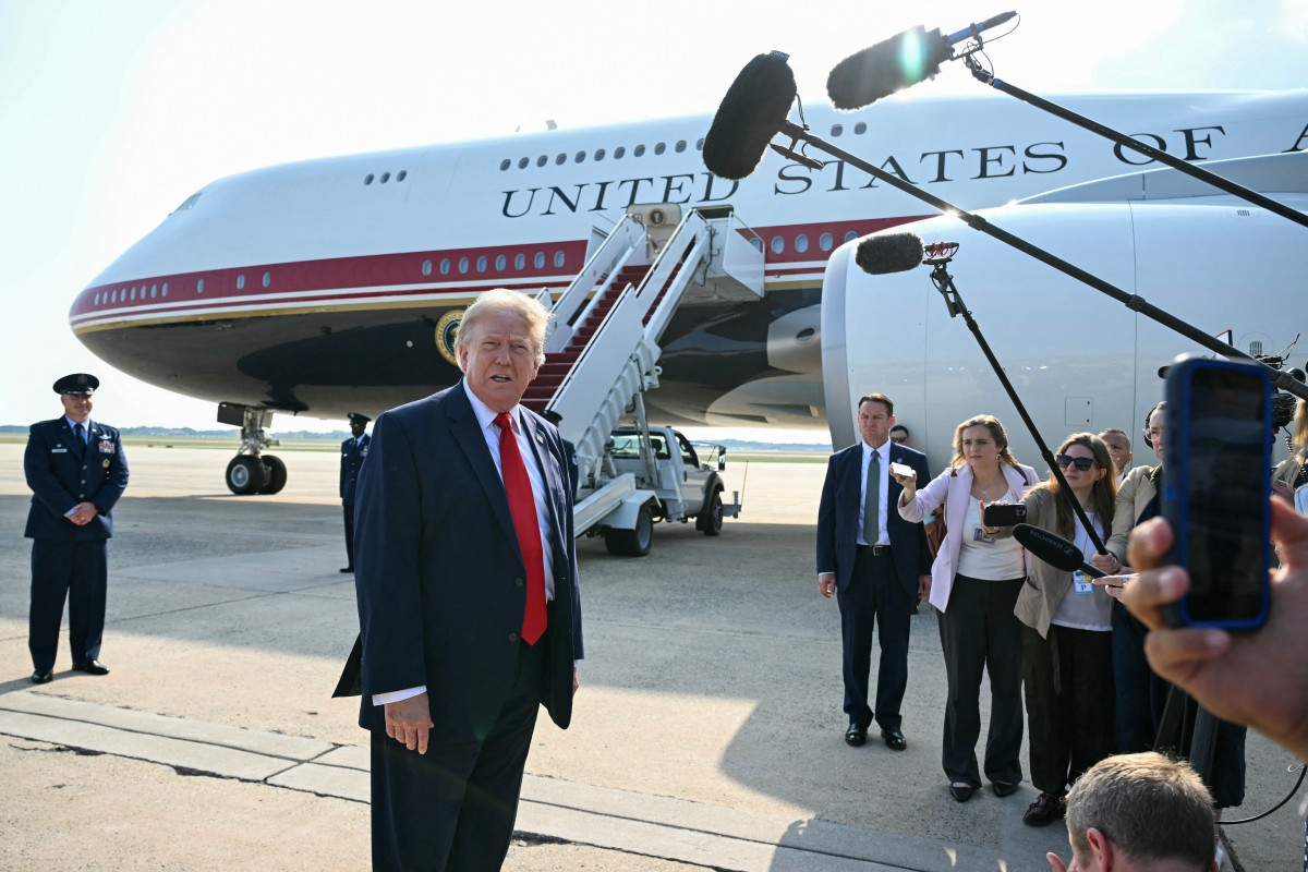 Donald Trump estrenó el polémico Air Force One donado por Catar