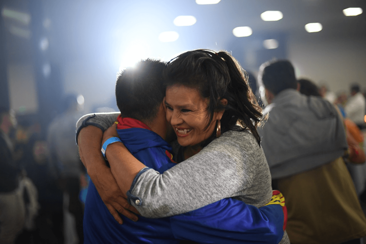 En imágenes: así se vivió la cena navideña para habitantes de calle en Bogotá