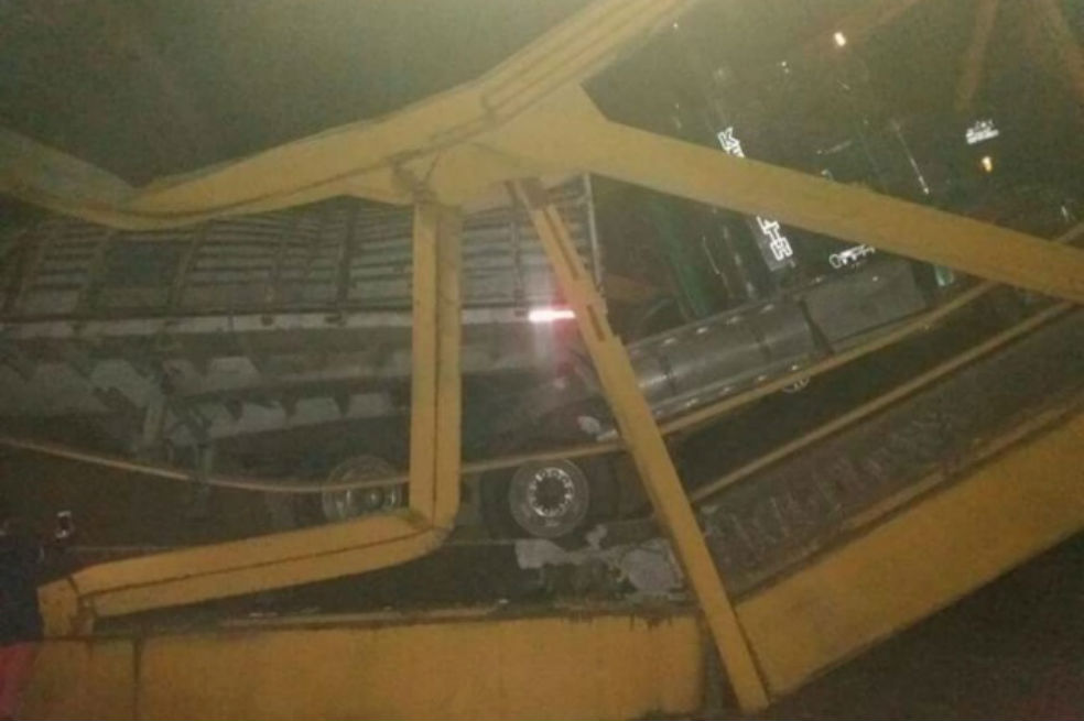 Imágenes de la caída del puente en Casanare