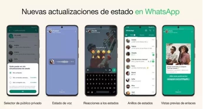 WhatsApp implementa la posibilidad de compartir estados en su versión web