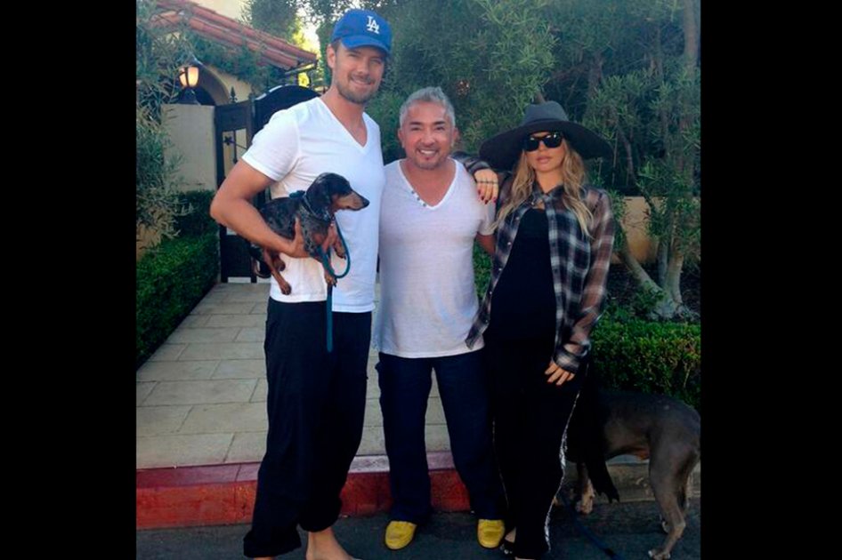 César Millán adiestra a la mascota de Fergie y Josh Duhamel