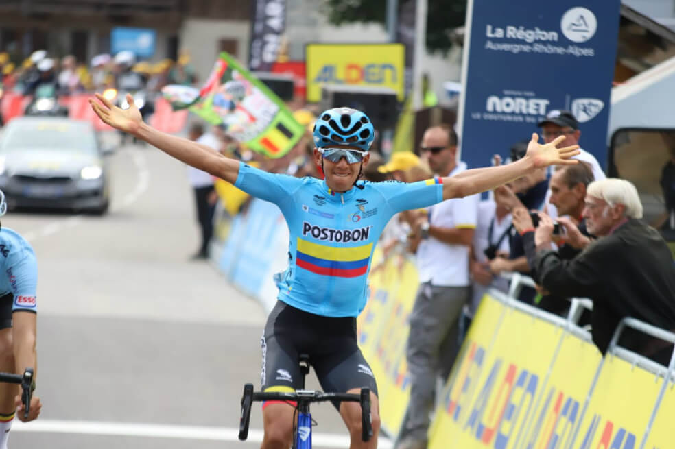 Harold Tejada ganó la séptima etapa del Tour de L’Avenir