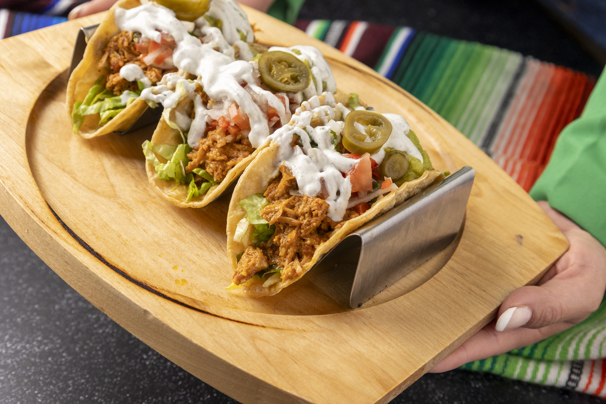 Tacos de pollo al pastor