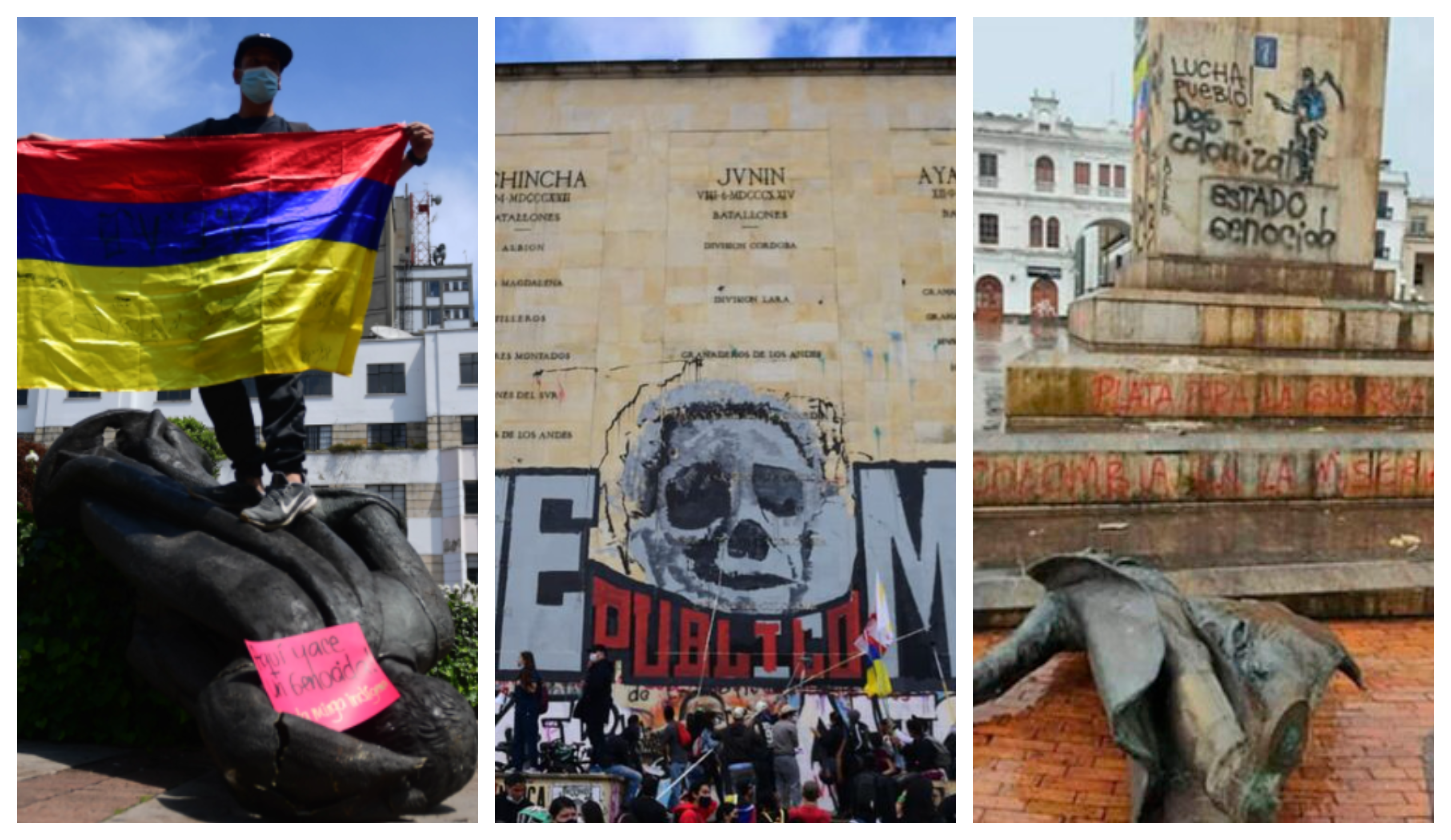 Las recientes intervenciones a monumentos por las que el Gobierno exige sanciones