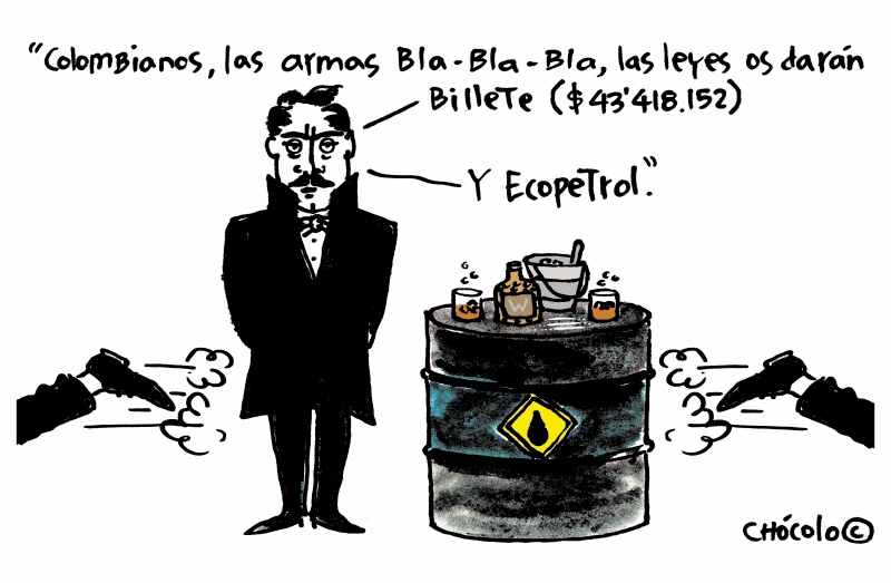 Colombiano roba a colombiano