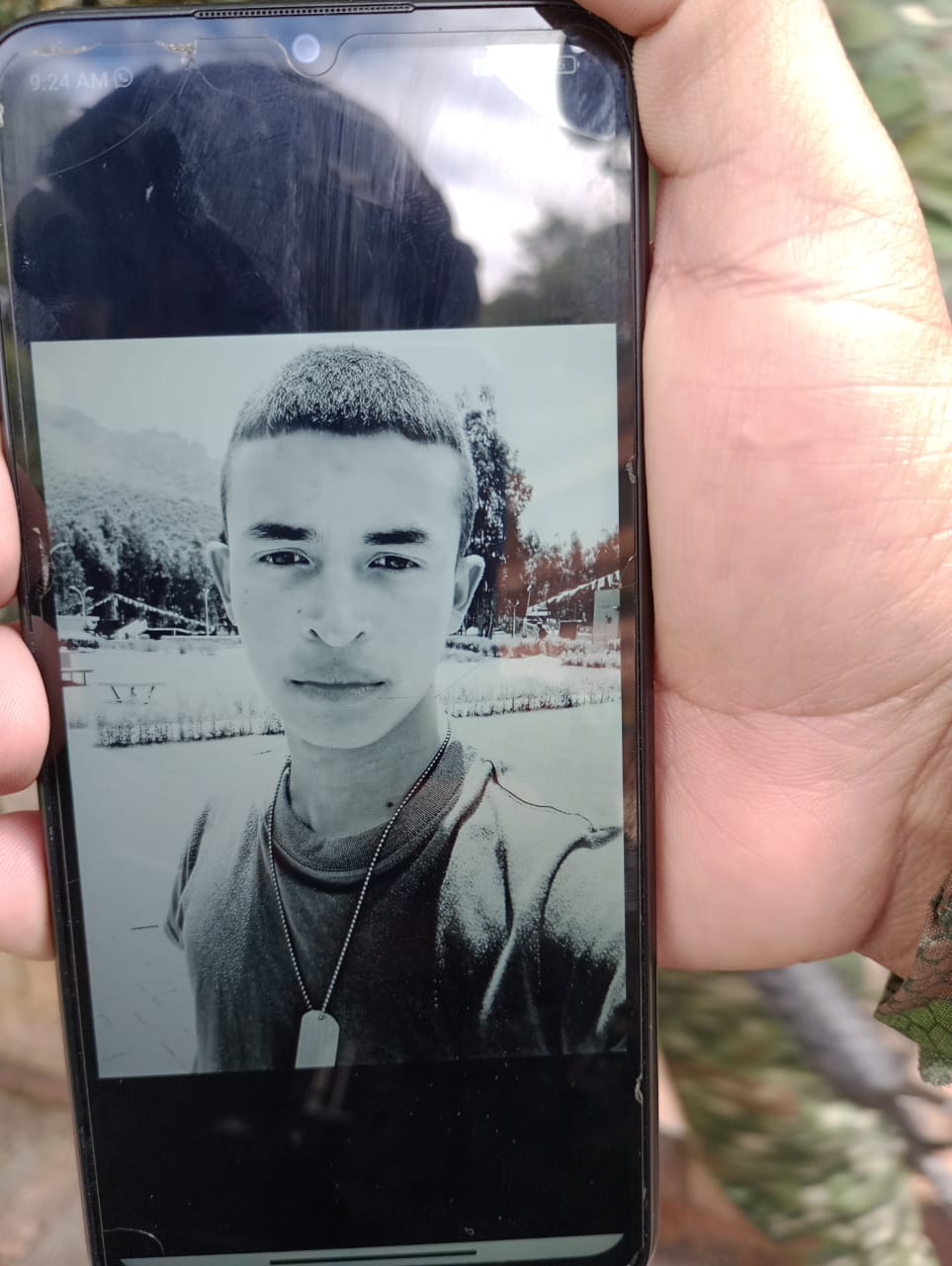 El soldado estaba a la espera de un permiso de salida por antigüedad.
