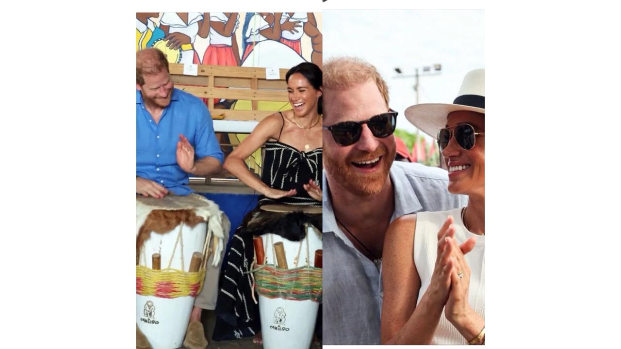 Harry y Meghan en Colombia: bailaron salsa, recibieron viche y hablaron español