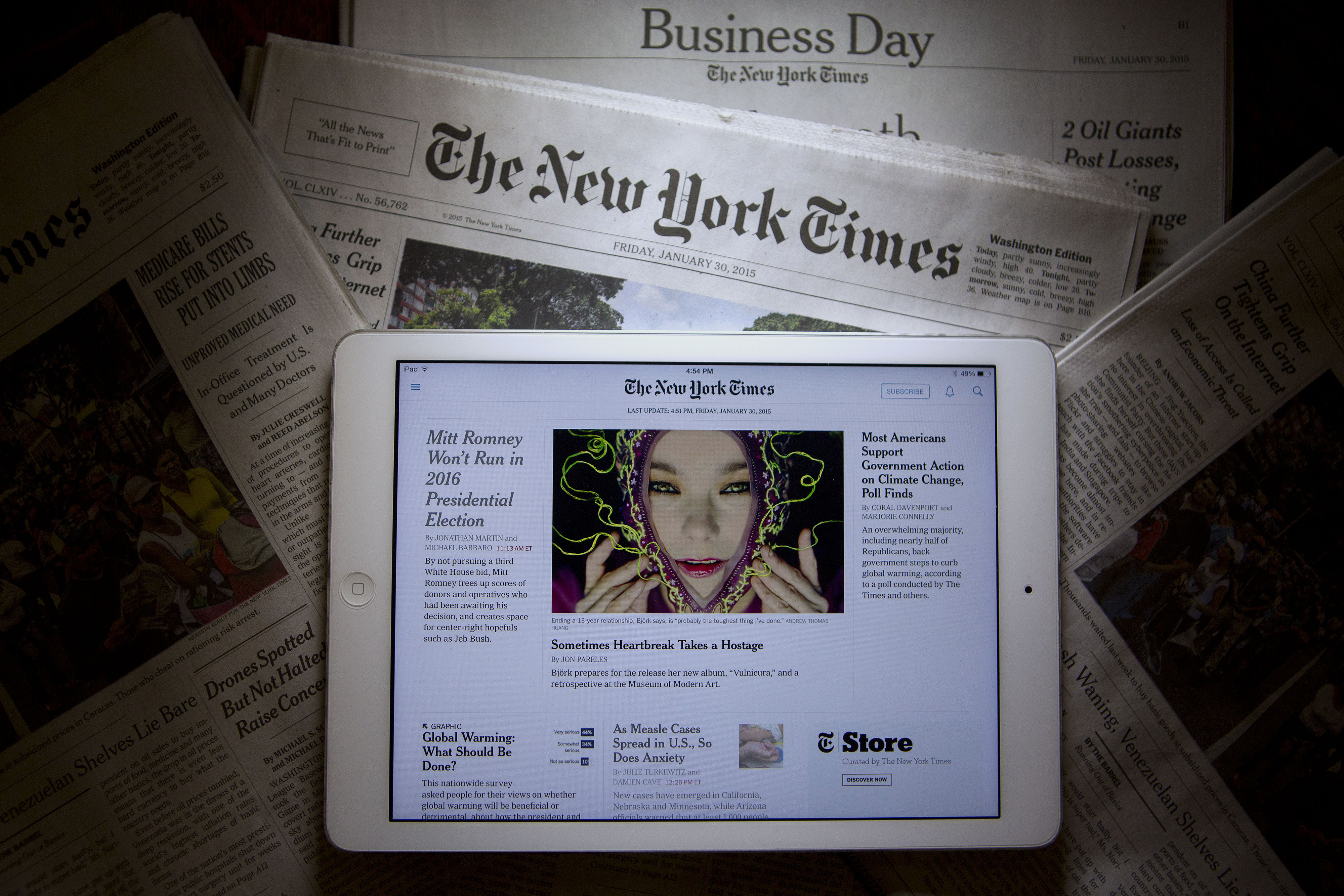 El New York Times prevé que en 20 años no tendrá edición impresa