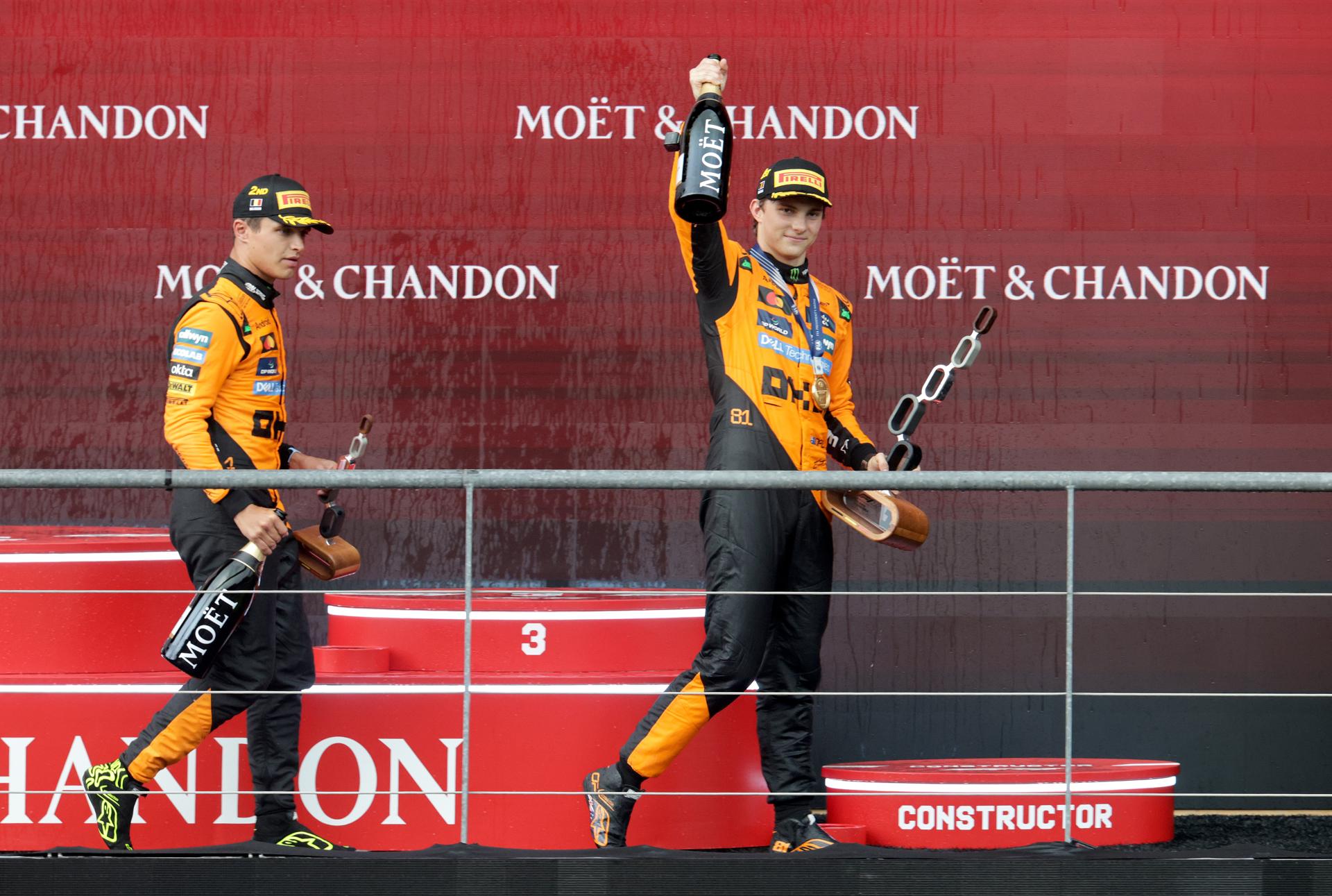 McLaren, el gran ganador en la F1 con la naciente rivalidad entre Piastri y Norris