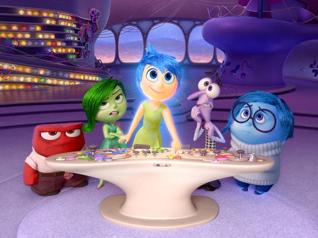 Personajes de la película Intensamente de Pixar /Prensa libre. 