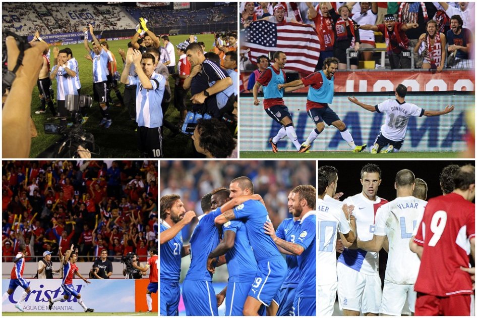 Estos son los equipos que ya están clasificados a Brasil 2014