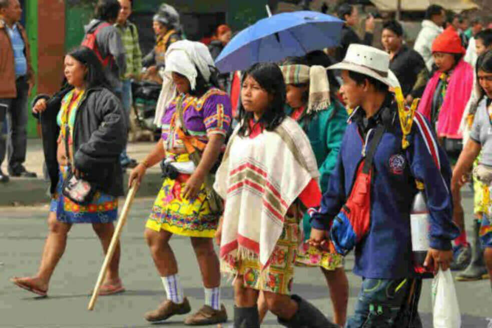 Cerca de 3.000 indígenas, en su mayoría pertenecientes a la etnia emberá y provenientes del Chocó, viven en Medellín. /Imagen de referencia.