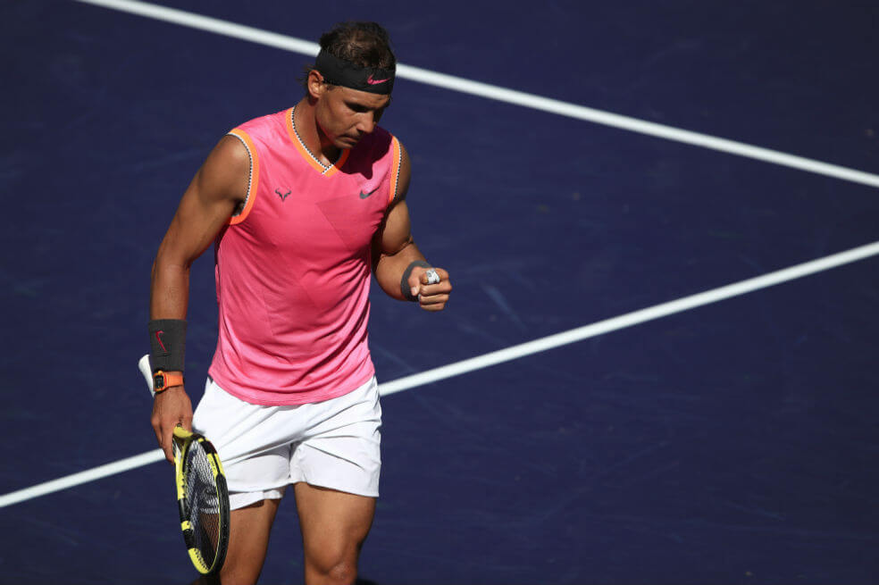Rafael Nadal avanzó a octavos de final en Indian Wells
