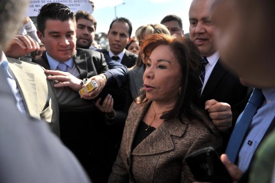 María Luisa Piraquive entrando al búnker de la Fiscalía. / Andrés Torres - El Espectador