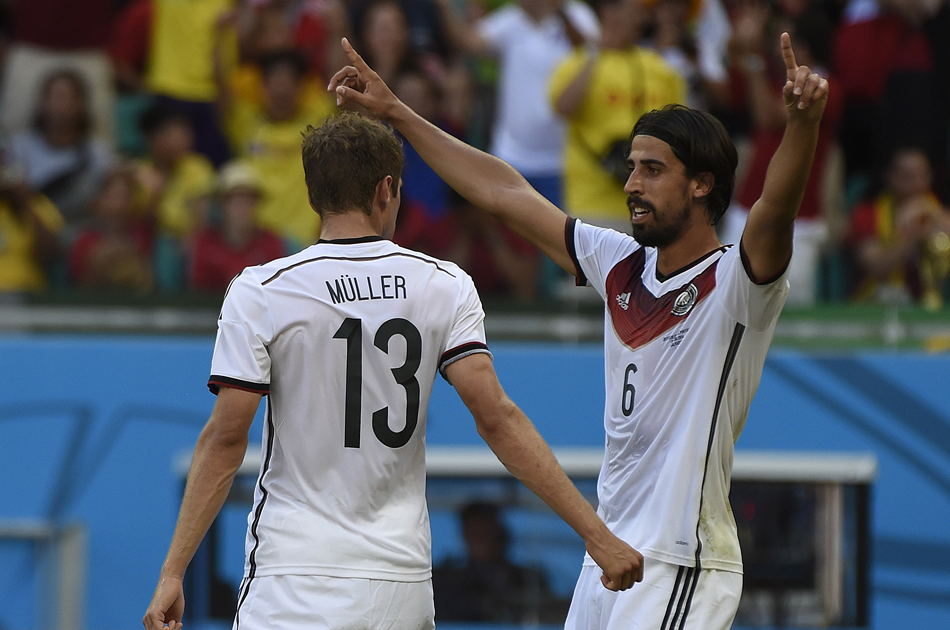 Con triplete de Thomas Müeller, Alemania goleó a Portugal