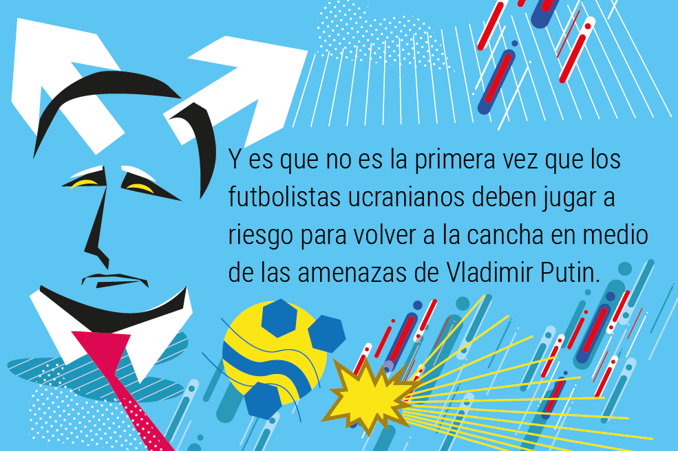 El fútbol en medio de la guerra.
