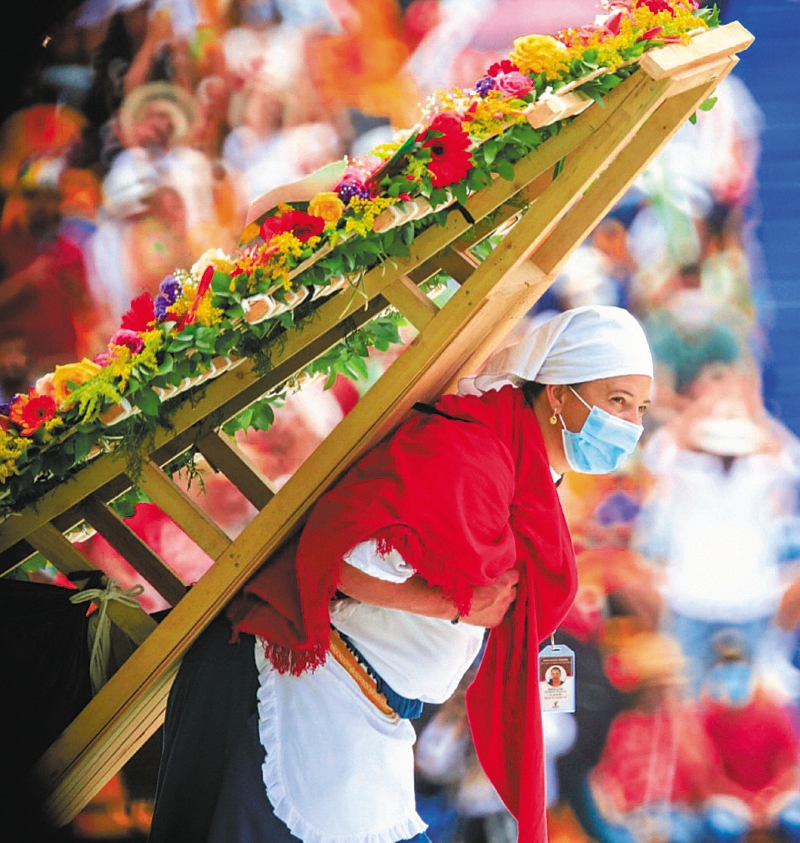 La génesis del desfile de silleteros