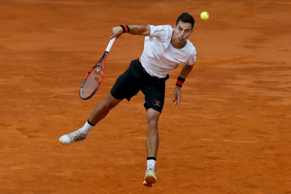Fabio Fognini frena a Santiago Giraldo en Abierto de Madrid